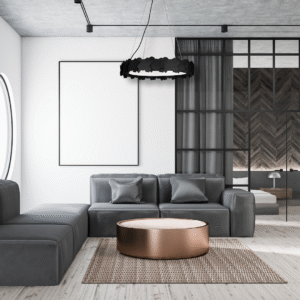 Le titre du produit en français est : "Lampe suspendue SOHO NOIRE 24W LED