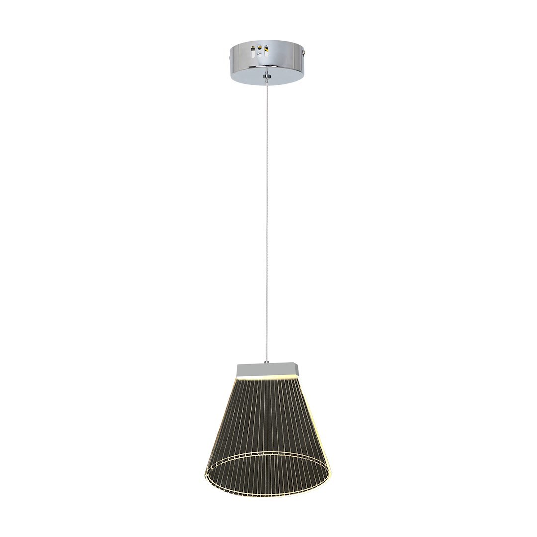 Suspension plafond 3 D LED 5 W, hauteur réglable 100 cm, design éco Suspension 3D 5W LED
