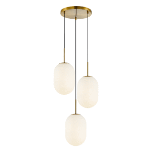 Suspension ALIAS GOLD 3xE14 cercle