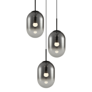 Suspension Alias Noir 3xE14 cercle