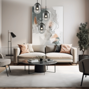 Suspension Alias Noir 3xE14 cercle