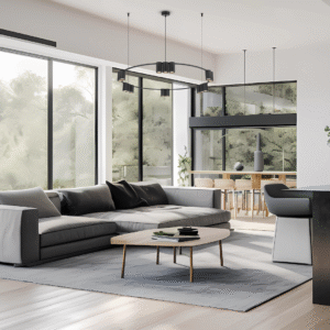 Suspension (anneau) Genesis Noir 15xGU10