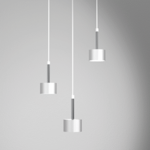 Suspension Arena Blanc/Argent 3xGX53