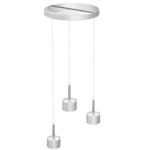 Suspension Arena Blanc/Argent 3xGX53