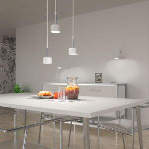 Suspension Arena Blanc/Argent 3xGX53