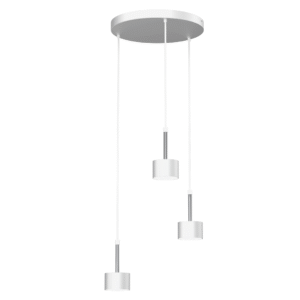 Suspension Arena Blanc/Argent 3xGX53