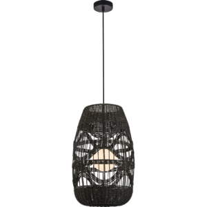 Suspension Arona Noire 1xG9 diamètre 250