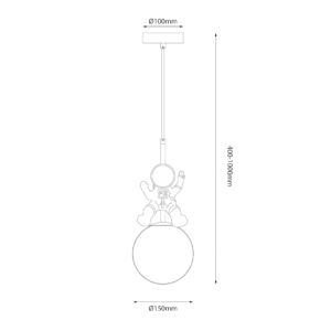 Suspension Astronaute