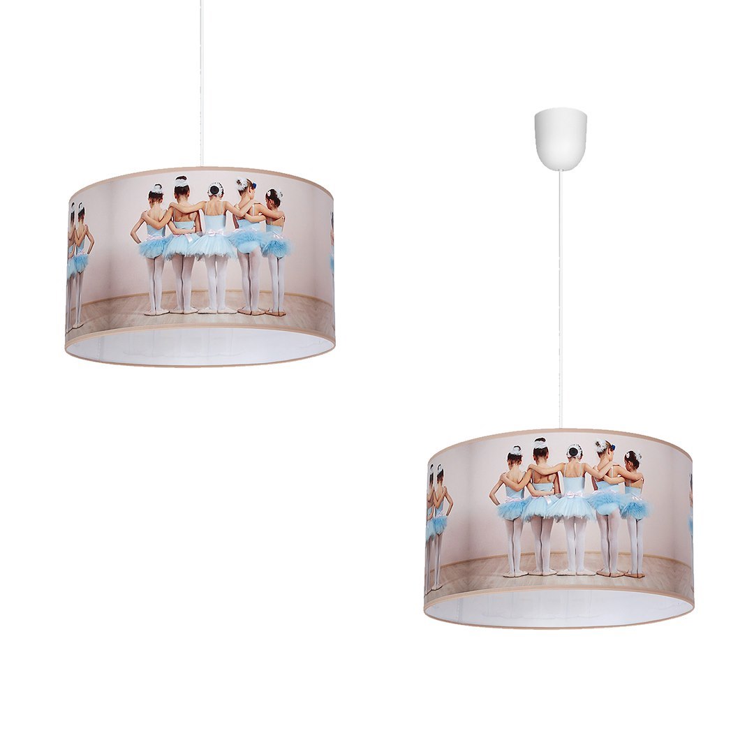 Suspension sphérique ballerina 1 lumière en métal et plastique multicolore 30cm Suspension BALLERINA 1xE27