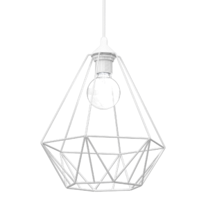Suspension BASKET Blanche 1xE27