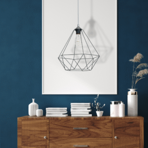 Suspension BASKET GRIS 1xE27