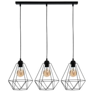 Suspension BASKET NOIR 3xE27