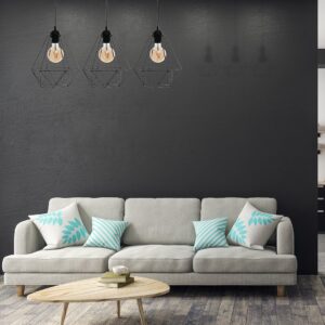 Suspension BASKET NOIR 3xE27