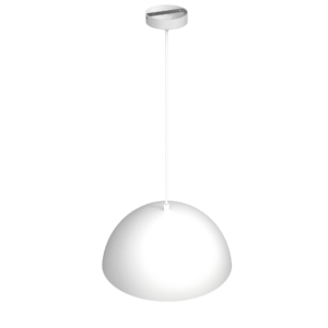 Suspension Beta 1xE27 35cm Blanc/Or