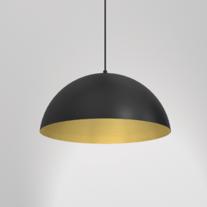 Suspension BETA NOIR/OR 1xE27 45cm
