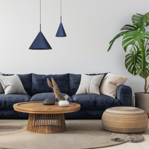 Suspension CAPITAL BLEU MARINE Ø32cm 1xGX53