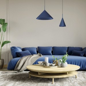 Suspension CAPITAL BLEU MARINE Ø46cm 1xGX53