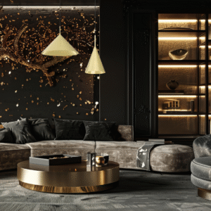 Suspension CAPITAL GOLD Ø17cm 1xGX53