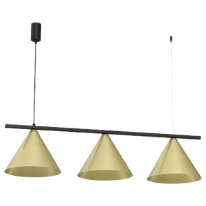 Suspension CAPITAL NOIR-DORÉ 3XGX53
