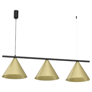 Suspension CAPITAL NOIR-DORÉ 3XGX53