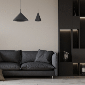 Suspension CAPITAL NOIR Ø17cm 1xGX53