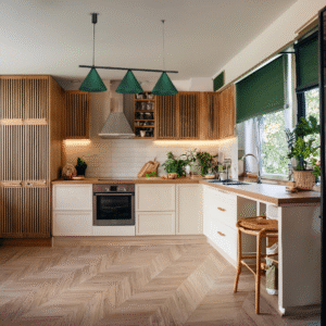 Suspension CAPITAL NOIR VERT 3XGX53