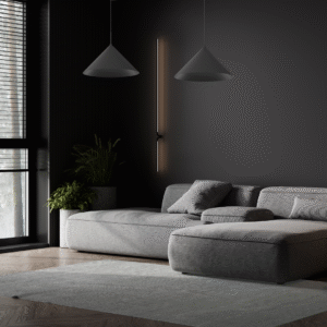 Suspension CAPITAL NOIRE Ø46cm 1xGX53