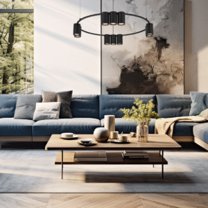 Suspension (cercle) Genesis Noir 10xGU10