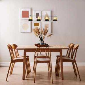 Suspension Cone Dorée 4xGU10