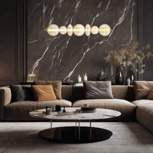 Suspension DAPHNE AMBRE 40W