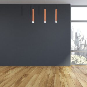 Suspension en cuivre 15W LED