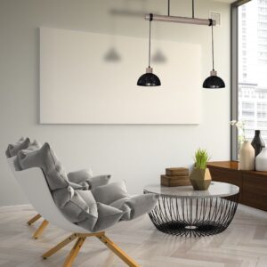 Suspension ERIK Bois patiné/noir scié 2XE27