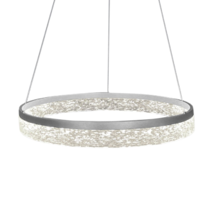 Suspension GALA ARGENT 25W LED