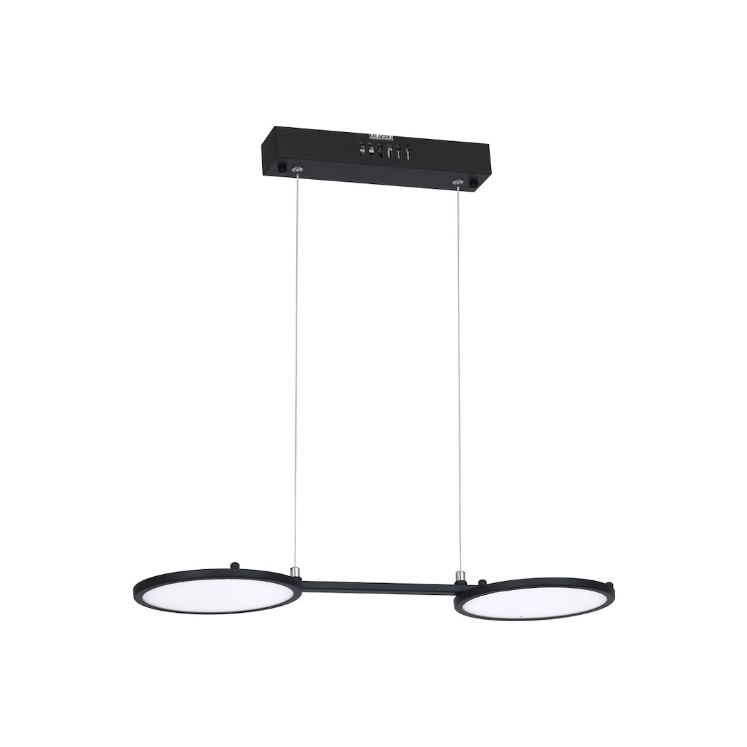 Lampe suspendue contemporaine Giro, disques blancs, hauteur réglable Suspension GIRO 20W LED