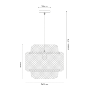 Suspension HESTIA 1xE27