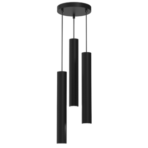 Suspension HUDSON NOIR 3xGU10