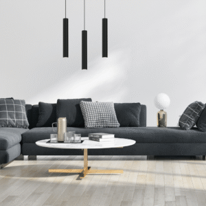Suspension HUDSON NOIRE 3xGU10