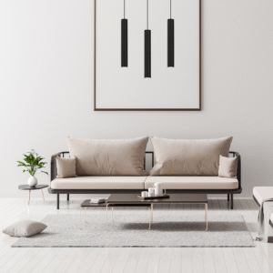 Suspension HUDSON NOIRE 3xGU10