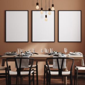 Suspension JACK 5xE27 Noyer