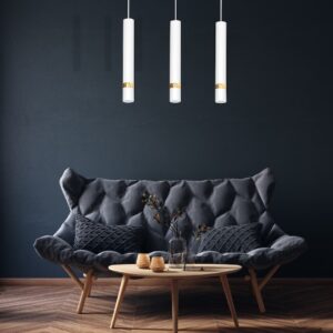 Suspension Joker 3xGU10 Blanc/Doré