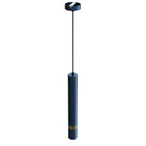 Suspension JOKER BLEU MARINE/OR 1xGU10