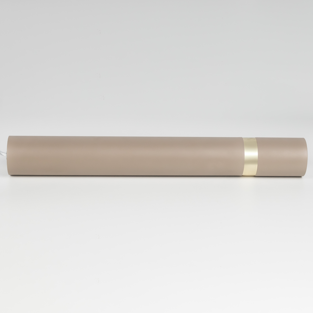 Suspension JOKER taupe / dorée un tube 1xGU10 Suspension JOKER CACHEMIRE/OR 1xGU10