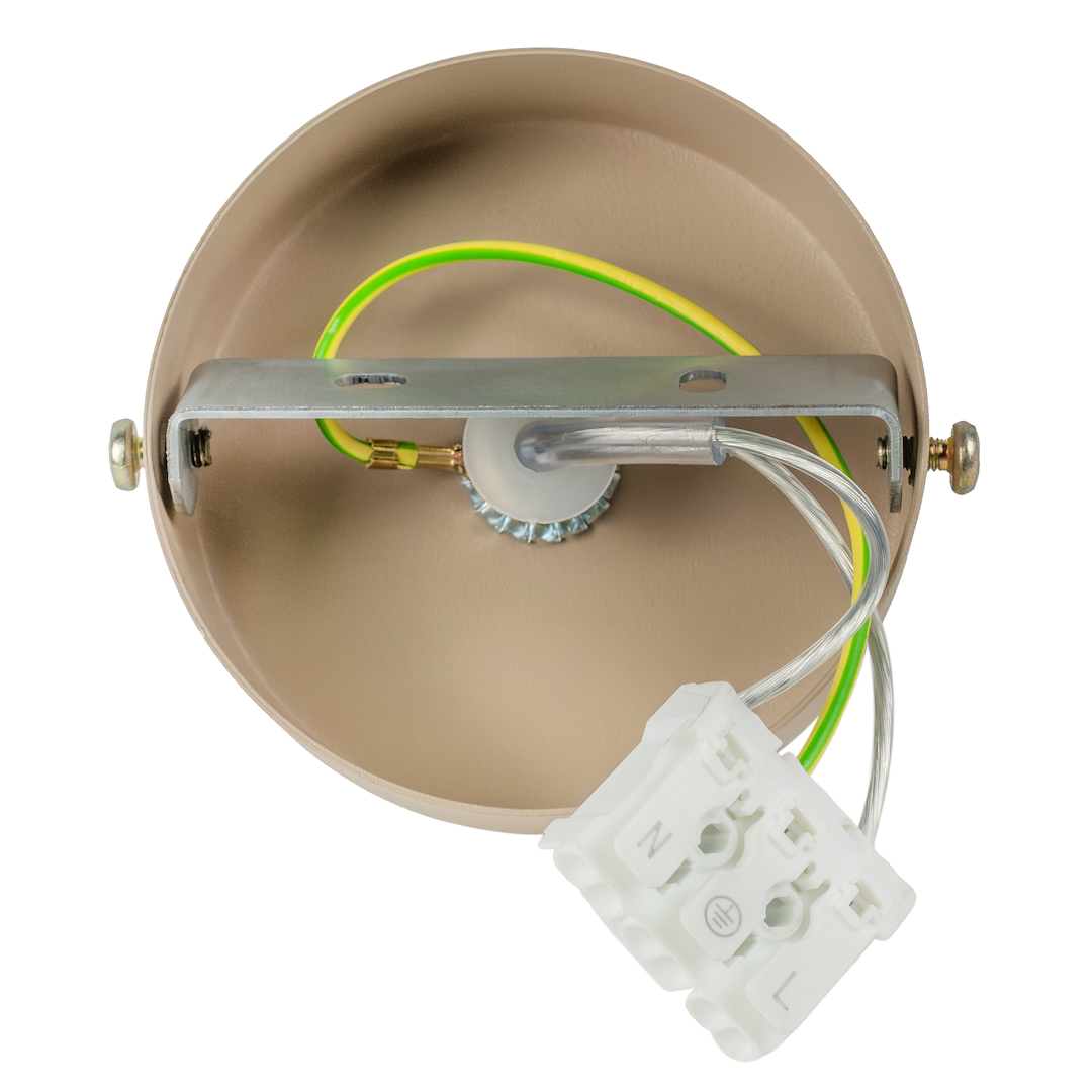 Suspension JOKER taupe / dorée un tube 1xGU10 Suspension JOKER CACHEMIRE/OR 1xGU10