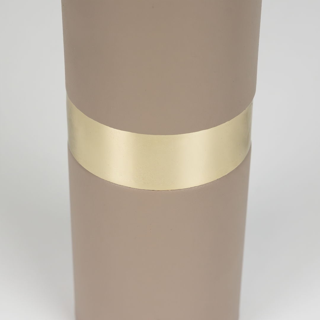 Suspension JOKER taupe / dorée un tube 1xGU10 Suspension JOKER CACHEMIRE/OR 1xGU10