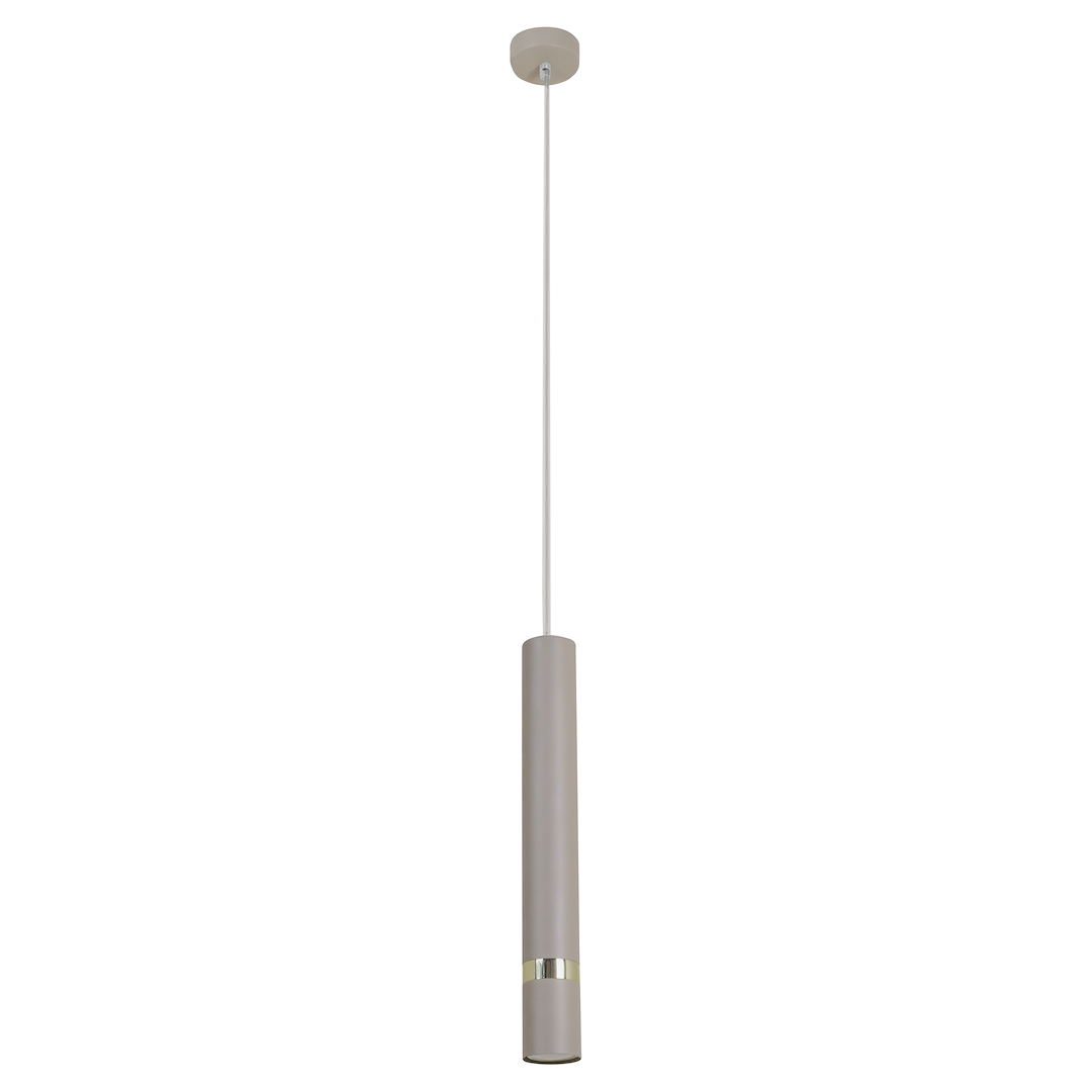 Suspension JOKER taupe / dorée un tube 1xGU10 Suspension JOKER taupe / dorée un tube 1xGU10