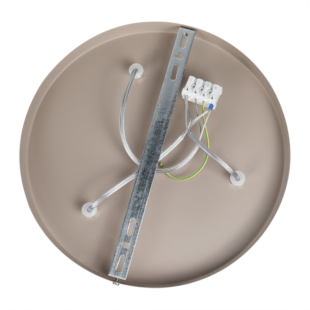 Luminaire Suspension JOKER métal Taupe / Doré 3xGU10 Suspension JOKER CACHEMIRE/OR 3xGU10 (rond)