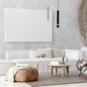 Suspension JOKER NOIR/BOIS 1xGU10