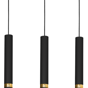Suspension JOKER NOIR/OR 3xGU10