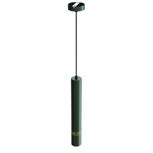 Suspension JOKER VERT/OR 1xGU10