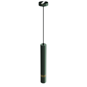 Suspension JOKER VERT/OR 1xGU10